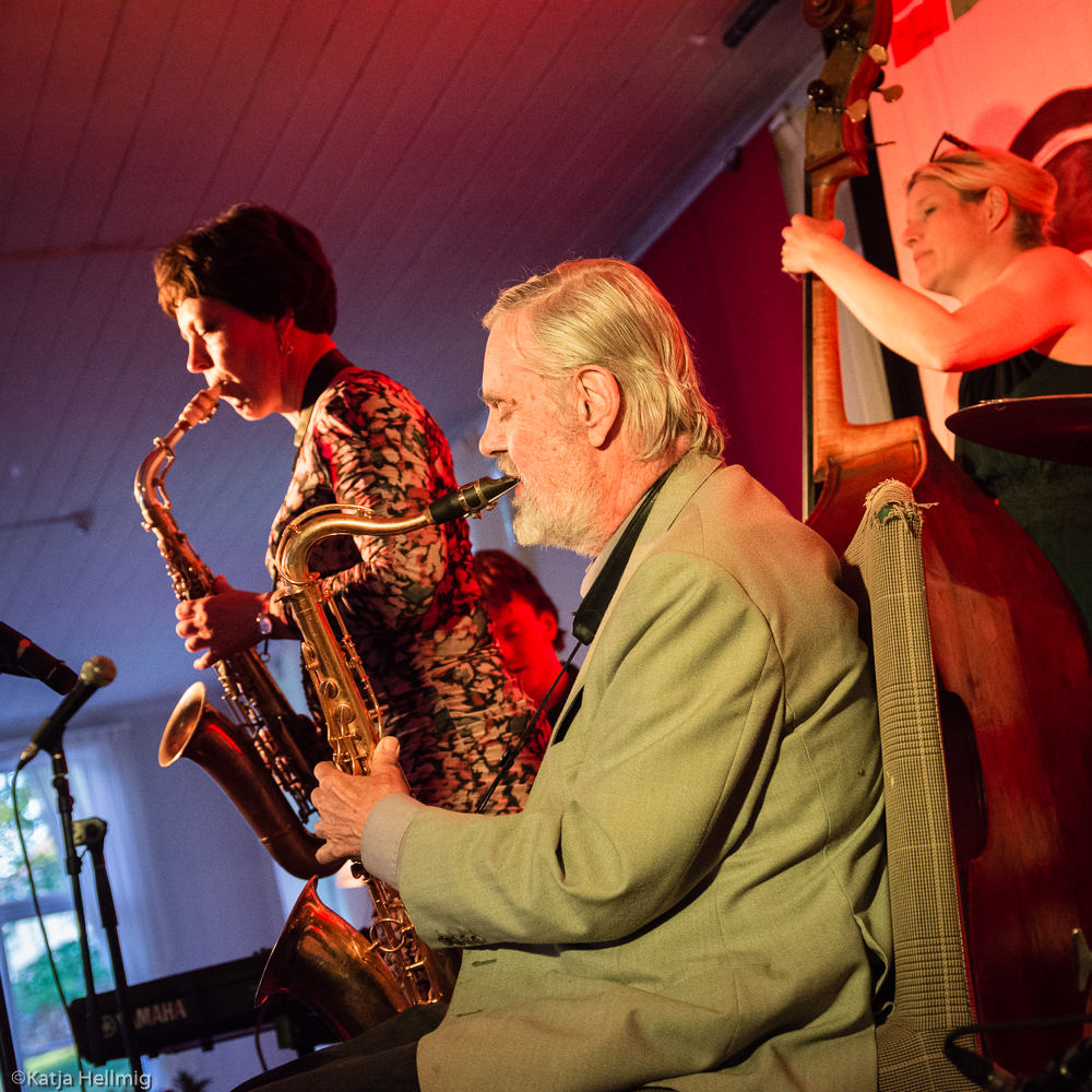 Jesper Thilo and Amanda Sedgwick at L´Jazz at Gustavbergs Badrestaurang, Uddevalla